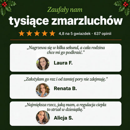Podgrzewany szlafrok Ciepluchowo